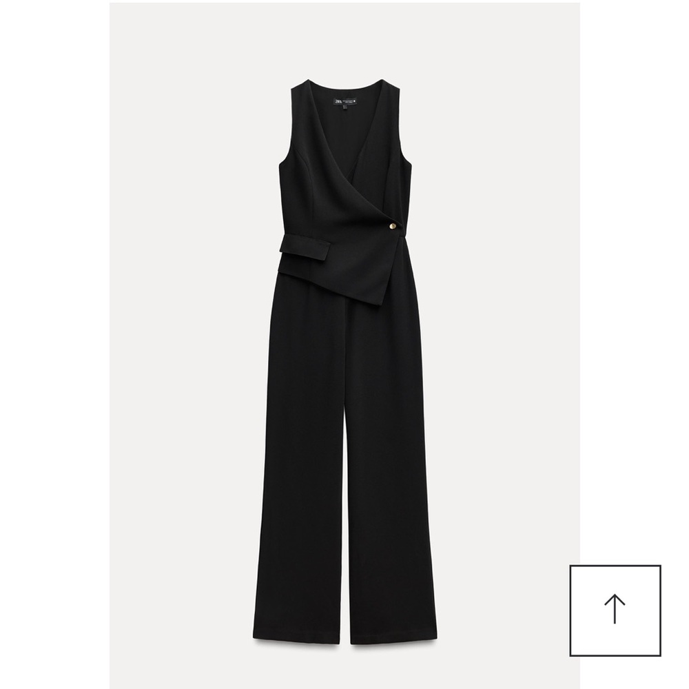 NEW  WITHOUT TAG ONE ZARA ASYMMETRIC VEST
JUMPSUIT SIZE S and L 
🚨NO DISCOUNT - Picture 7 of 11